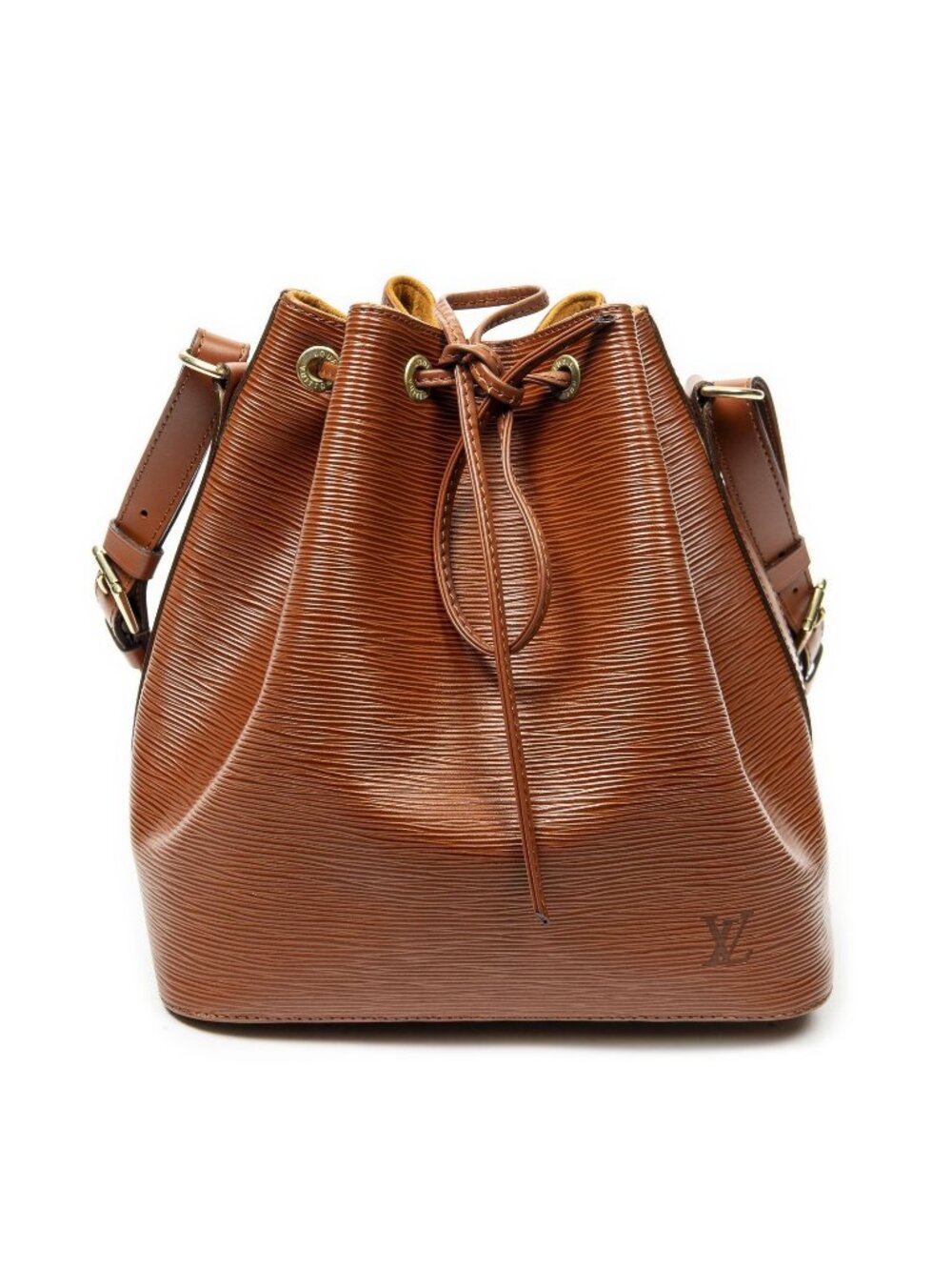 Louis Vuitton Noe Brown Epi Bucket Bag
